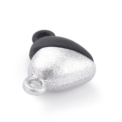 Alloy Magnetic Clasps with Loops PALLOY-P223-B01-04-1
