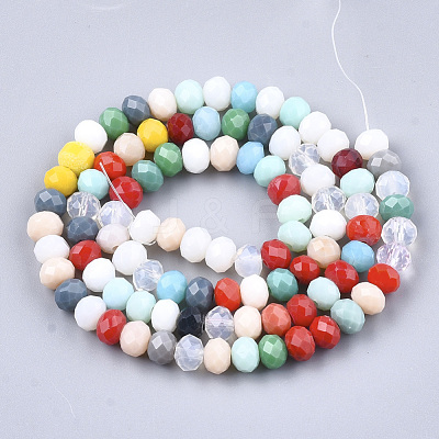 Glass Beads Strands EGLA-T013-03D-1