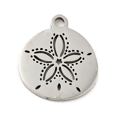 Non-Tarnish 201 Stainless Steel Pendants STAS-E015-04P-1