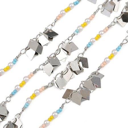 Brass Rhombus Link Chains CHC-H115-29P-1