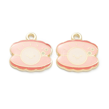 Alloy Enamel Pendants ENAM-I051-09LG-01-1