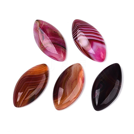 Natural Brazilian Agate Cabochons G-S349-24C-01-1