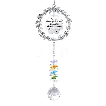 Teardrop Glass Suncatcher for Windows Rainbow Maker PW-WG78F3B-01-1