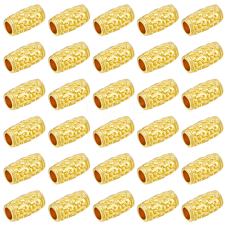 50Pcs Tibetan Style Alloy Beads PALLOY-BC0001-13-1