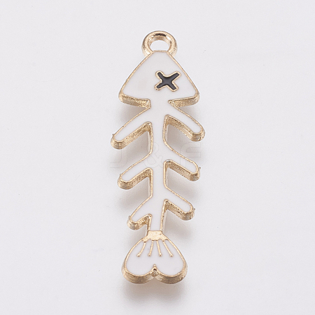 Zinc Alloy Enamel Pendants PALLOY-I124-20G-C-1
