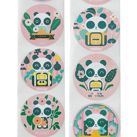 Cartoon Patterns Paper Gift Sticker Rolls LS-DIY-R083-03B-1