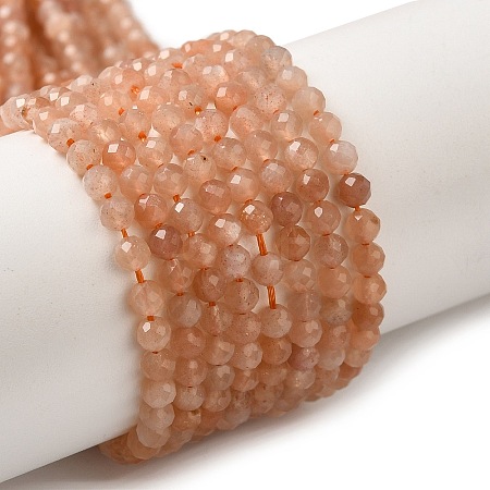 Natural Peach Moonstone Beads Strands G-F619-19A-3mm-1