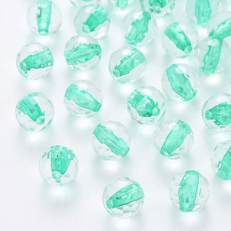 Transparent Acrylic Beads TACR-S154-10A-68-1