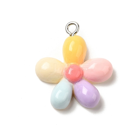 Resin Pendants RESI-A038-01G-1