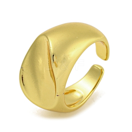 Brass Cuff Rings for Women RJEW-E294-03G-02-1