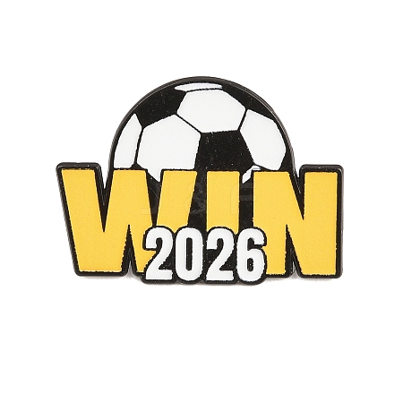 Football Alloy Enamel Pins JEWB-G046-01A-1