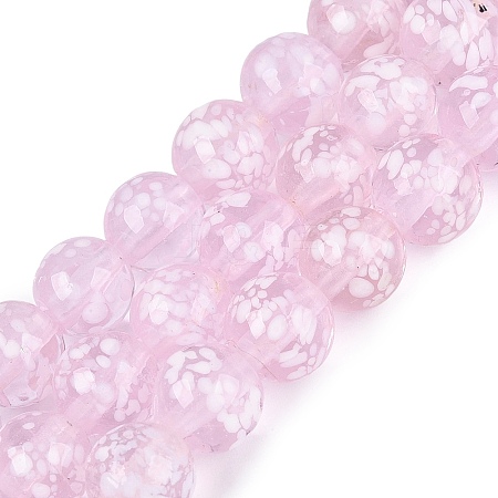 Handmade Lampwork Beads Strands LAMP-Q041-11I-1