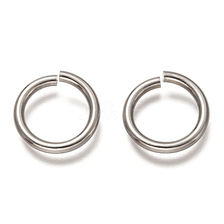 Non-Tarnish 304 Stainless Steel Open Jump Rings STAS-H136-06C-P-1