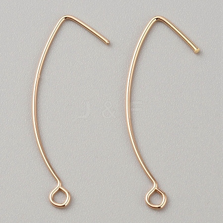 Brass Earring Hooks LS-KK-WH0044-141D-G-1