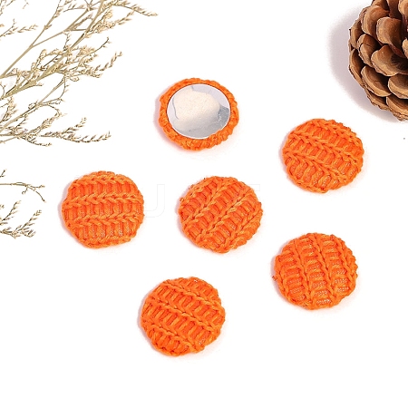 Woolen Fabric Cabochons PW-WGEBB1D-03-1