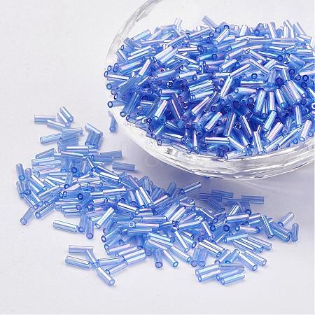 Glass Bugle Beads SEED-E001-12mm-166-1