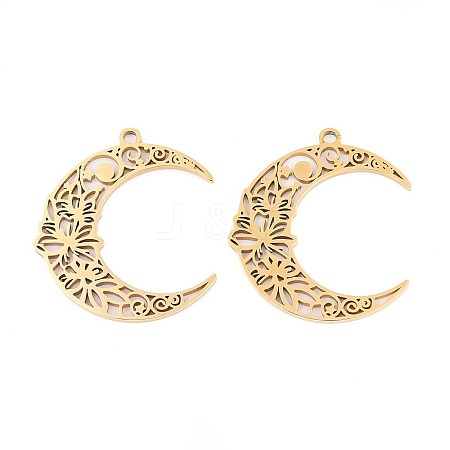 304 Stainless Steel Pendants STAS-N108-34G-1
