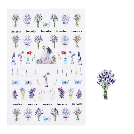 Retro Style Nail Decals Stickers MRMJ-T007-31C-1