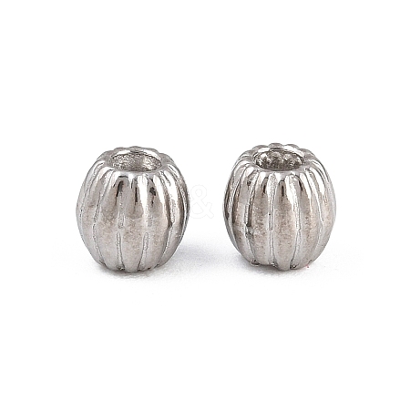 304 Stainless Steel Beads STAS-D394-02F-P-1