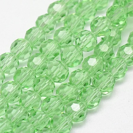 Glass Beads Strands EGLA-J042-8mm-01-1