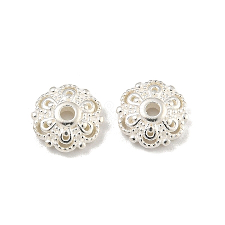925 Sterling Silver Bead Caps X-STER-C007-04B-S-1