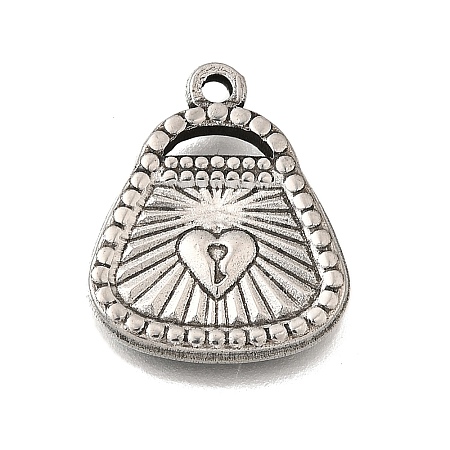304 Stainless Steel Pendants STAS-H477-08P-1
