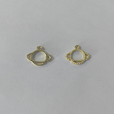 Alloy Open Back Bezel Pendants FIND-WH0115-05LG-1