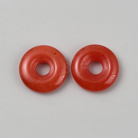 Natural Red Chalcedony Pendants G-WH0016-53B-1