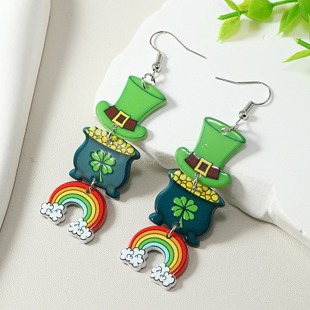 Acrylic Dangle Earrings FS-WG4D8B0-02-1