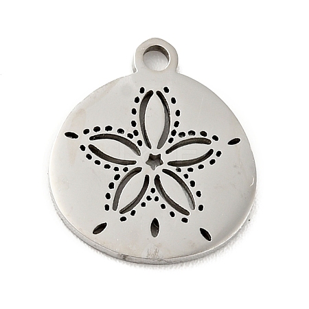 Non-Tarnish 201 Stainless Steel Pendants STAS-E015-04P-1