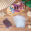 50Pcs Double Face Laser Rectangle PE Cellophane Bags ABAG-TAC0013-14C-7