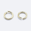 Brass Open Jump Rings X-KK-G331-08-3x0.5-NF-2