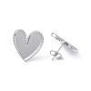 Non-Tarnish 304 Stainless Steel Stud Earring for Women EJEW-I285-32P-2