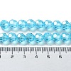 Electroplate Glass Bead Strands X-EGLA-R015-8mm-12-2