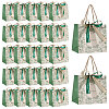 Floral Printed Paper Gift Tote Bags ABAG-WH0044-82B-1