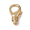 Brass Lobster Claw Clasps KK-CBA4292-08G-1