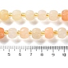 Natural Golden Silk Jade Beads Strands G-B135-B01-01-5