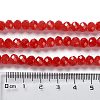 Baking Painted Imitation Jade Glass Bead Strands X-DGLA-A034-J6MM-A32-5