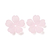 Frosted Acrylic Bead Caps AC-CBA1E6C-08B-1