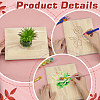 4Pcs Unfinished Rubber Wood Timber Board WOOD-FG0001-66C-4