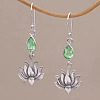 Zinc Alloy Rhinestone Dangle Earrings FS-WGA189A-02-1