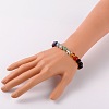 Stretch Buddhist Jewelry Multi-Color Gemstone Chakra Bracelets BJEW-JB01690-5