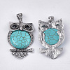 Synthetic Turquoise Big Pendants G-S353-01A-2