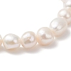 Natural Cultured Freshwater Pearl Beads Stretch Bracelets for Women BJEW-JB12864-4