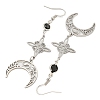 304 Stainless Steel Dangle Earrings for Women EJEW-F338-07P-2