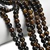 Natural Tiger Eye Beads Strands G-F591-18-8mm-08-1