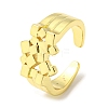Brass Open Cuff Rings for Women LS-RJEW-G303-01A-G-1