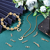 20 Sets Brass Hook and S-Hook Clasps KK-FH0003-02-2