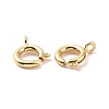 Brass Spring Ring Clasps KK-G435-24G-3