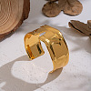 Exaggerated 304 Stainless Steel Open Cuff Bangles JN8836-2